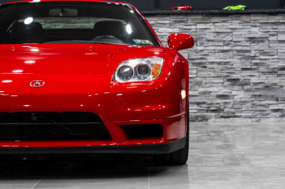 2005 Acura NSX in New Formula Red over Black
