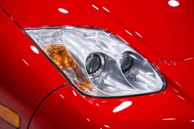2005 Acura NSX in New Formula Red over Black