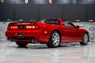 2005 Acura NSX in New Formula Red over Black
