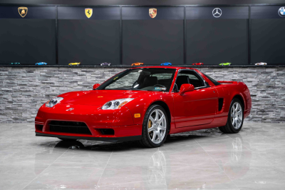 2005 Acura NSX in New Formula Red over Black