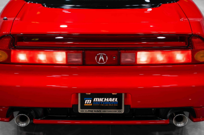 2005 Acura NSX in New Formula Red over Black