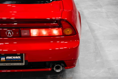 2005 Acura NSX in New Formula Red over Black
