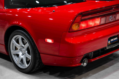 2005 Acura NSX in New Formula Red over Black