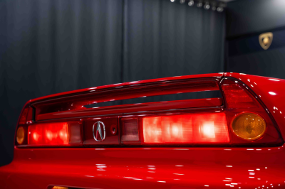 2005 Acura NSX in New Formula Red over Black