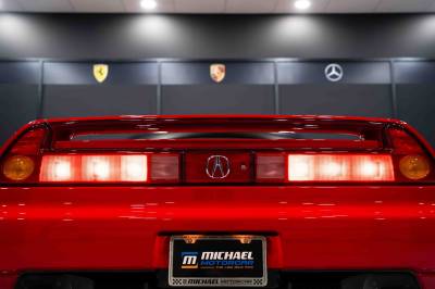 2005 Acura NSX in New Formula Red over Black