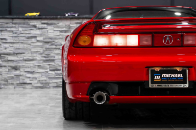 2005 Acura NSX in New Formula Red over Black