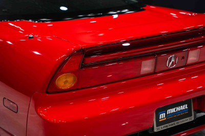2005 Acura NSX in New Formula Red over Black