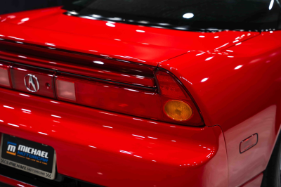 2005 Acura NSX in New Formula Red over Black