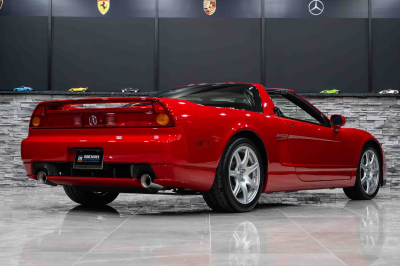 2005 Acura NSX in New Formula Red over Black