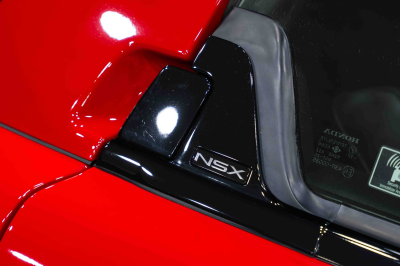 2005 Acura NSX in New Formula Red over Black