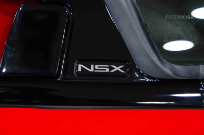 2005 Acura NSX in New Formula Red over Black
