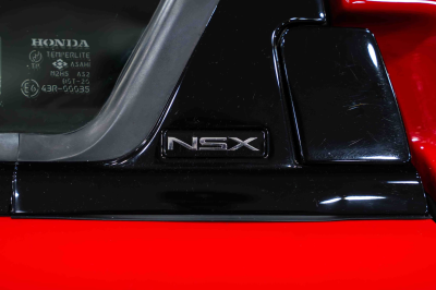 2005 Acura NSX in New Formula Red over Black