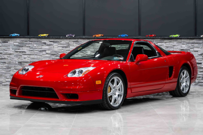 2005 Acura NSX in New Formula Red over Black
