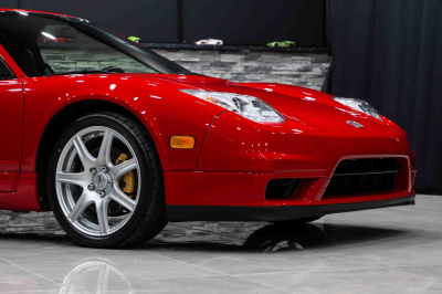 2005 Acura NSX in New Formula Red over Black