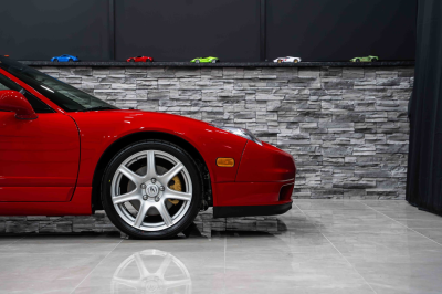 2005 Acura NSX in New Formula Red over Black