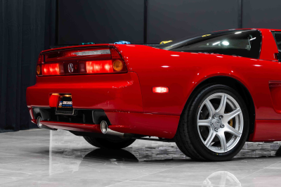 2005 Acura NSX in New Formula Red over Black