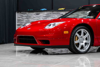 2005 Acura NSX in New Formula Red over Black