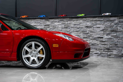 2005 Acura NSX in New Formula Red over Black