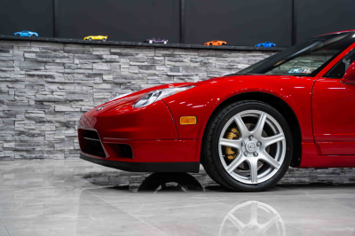 2005 Acura NSX in New Formula Red over Black