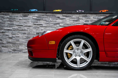 2005 Acura NSX in New Formula Red over Black