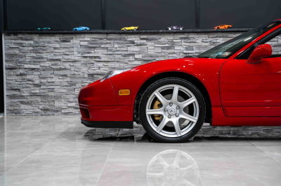 2005 Acura NSX in New Formula Red over Black