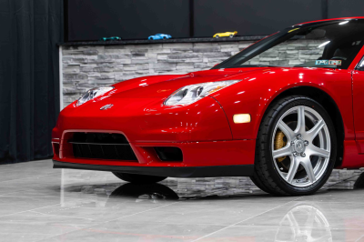 2005 Acura NSX in New Formula Red over Black