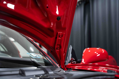 2005 Acura NSX in New Formula Red over Black