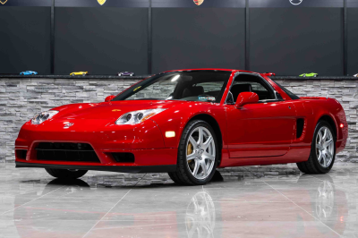 2005 Acura NSX in New Formula Red over Black