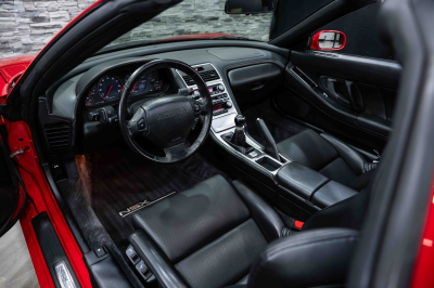 2005 Acura NSX in New Formula Red over Black