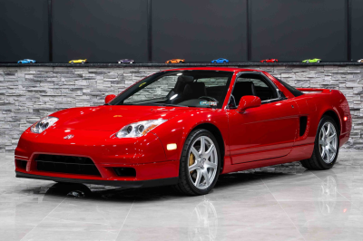 2005 Acura NSX in New Formula Red over Black