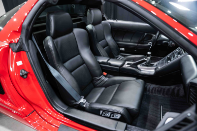 2005 Acura NSX in New Formula Red over Black
