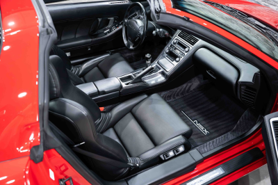 2005 Acura NSX in New Formula Red over Black
