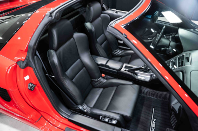 2005 Acura NSX in New Formula Red over Black