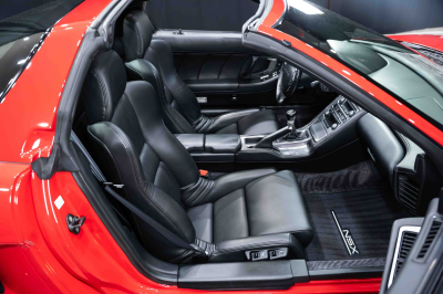 2005 Acura NSX in New Formula Red over Black