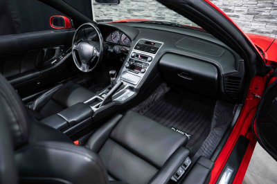 2005 Acura NSX in New Formula Red over Black