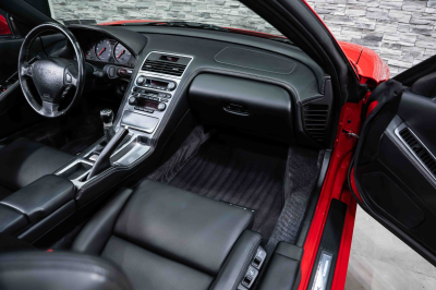 2005 Acura NSX in New Formula Red over Black