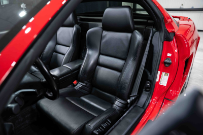 2005 Acura NSX in New Formula Red over Black