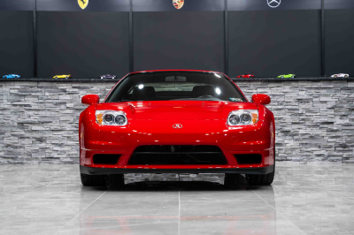 2005 Acura NSX in New Formula Red over Black