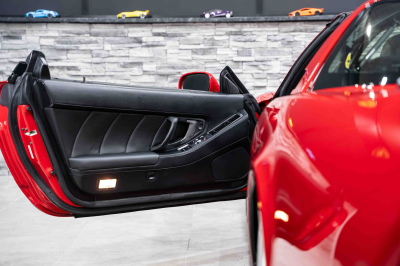 2005 Acura NSX in New Formula Red over Black