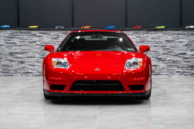 2005 Acura NSX in New Formula Red over Black