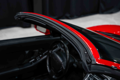 2005 Acura NSX in New Formula Red over Black
