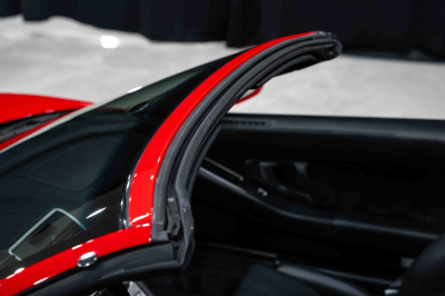 2005 Acura NSX in New Formula Red over Black