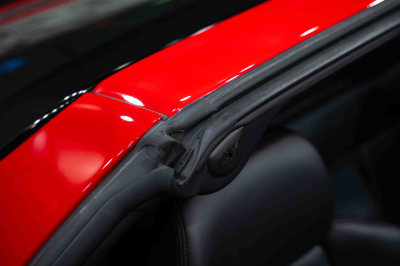 2005 Acura NSX in New Formula Red over Black