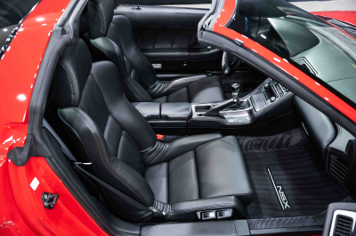 2005 Acura NSX in New Formula Red over Black