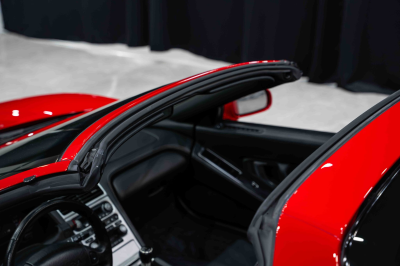 2005 Acura NSX in New Formula Red over Black