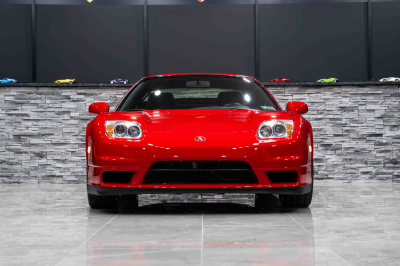 2005 Acura NSX in New Formula Red over Black