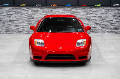 2005 Acura NSX in New Formula Red over Black