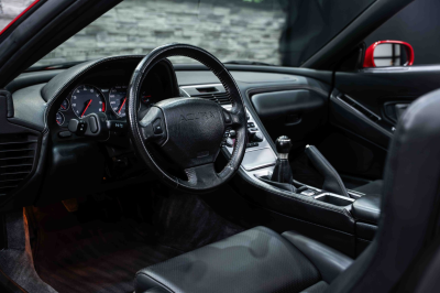 2005 Acura NSX in New Formula Red over Black