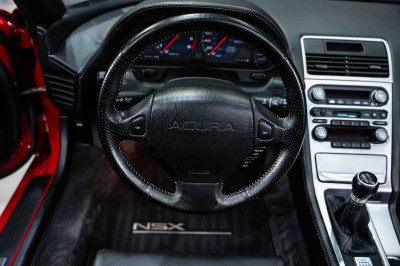 2005 Acura NSX in New Formula Red over Black