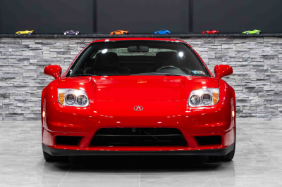 2005 Acura NSX in New Formula Red over Black